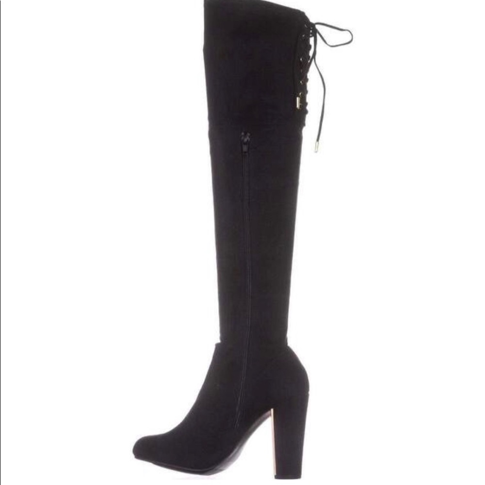 Material Girl Mpriyanka Suede Kee High Boots